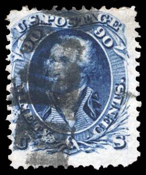 1861, 90c Blue (Scott #72) (1 of 1)