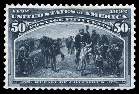 1893, 50c Columbian (Scott #240) (1 of 1)