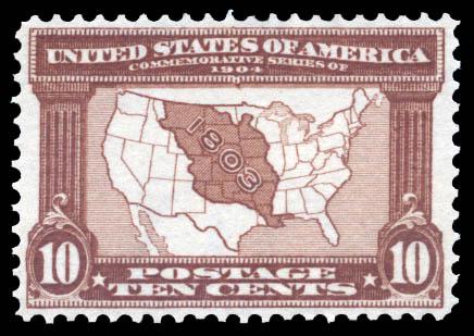 1904, 10c Louisiana Purchase (Scott #327) (1 of 1)