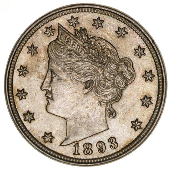 1893 Liberty V Nickel (1 of 2)