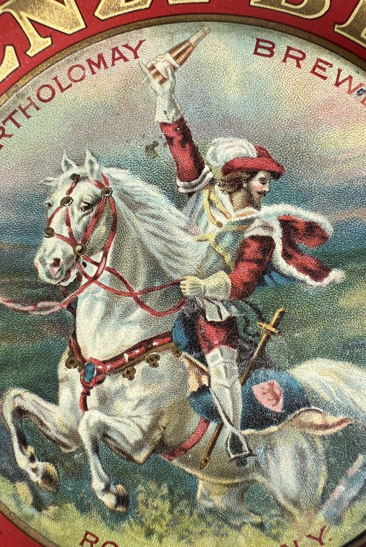 Rienzi Bartholomay Brewery Advertising Beer Tip Tray - Rochester NY (1 of 8)