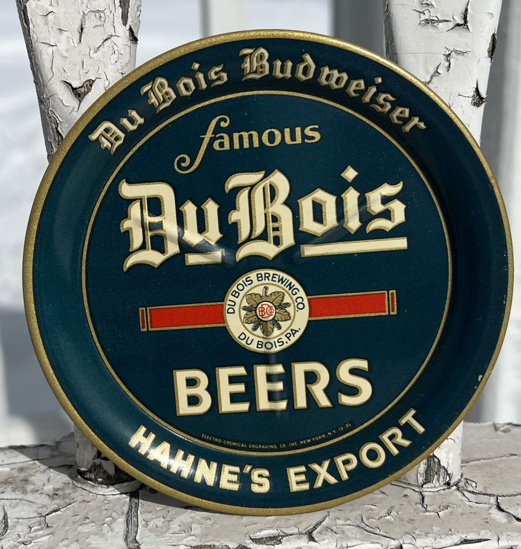 Famous Du Bois Budweiser Brewery Brewing  Advertising Beer Tip Tray - Hane's Export (1 of 9)