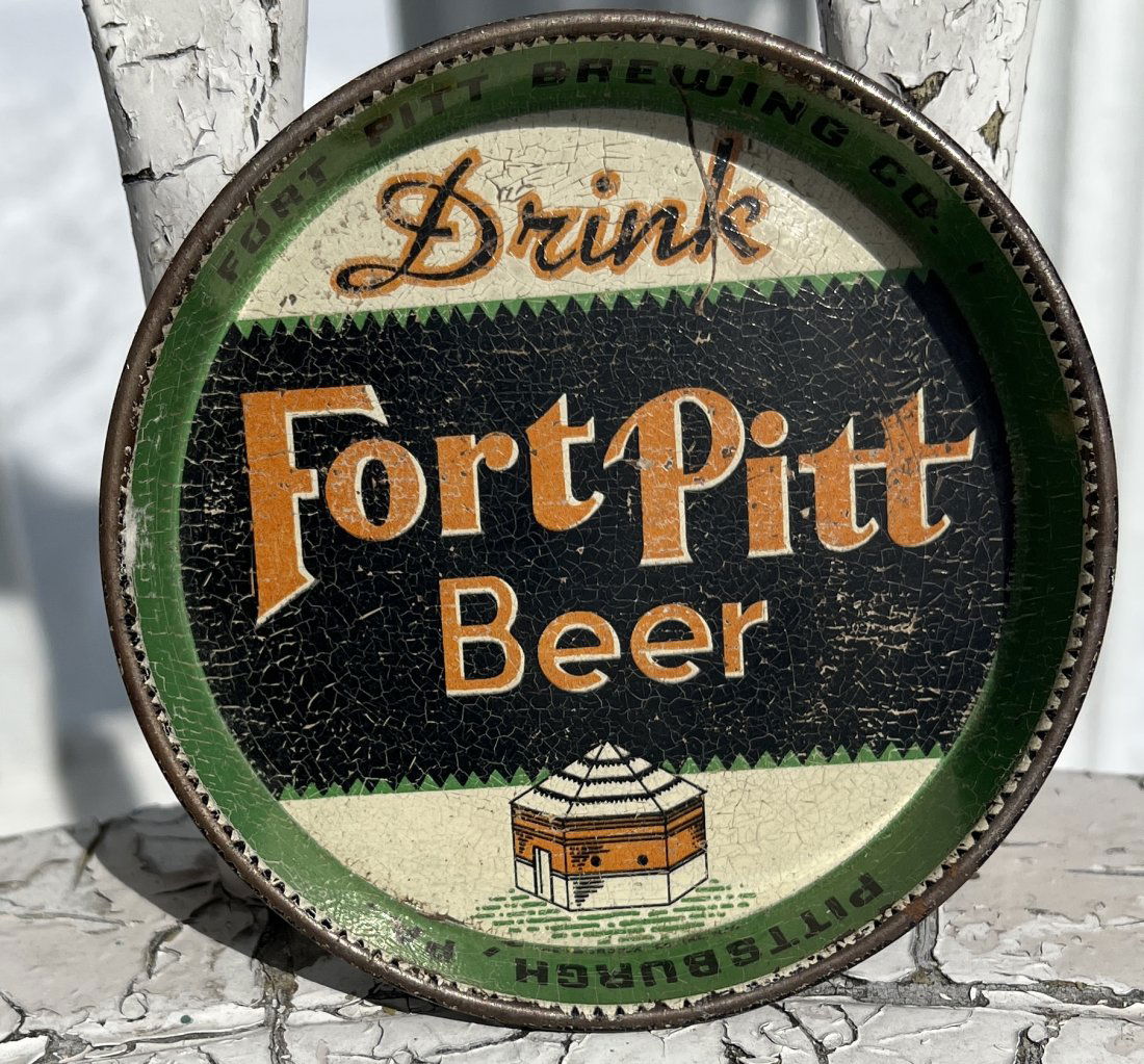 Tip Tray - Pittsburgh PA. Fort Pitt Brewing Brewery Beer Advertising (1 of 10)