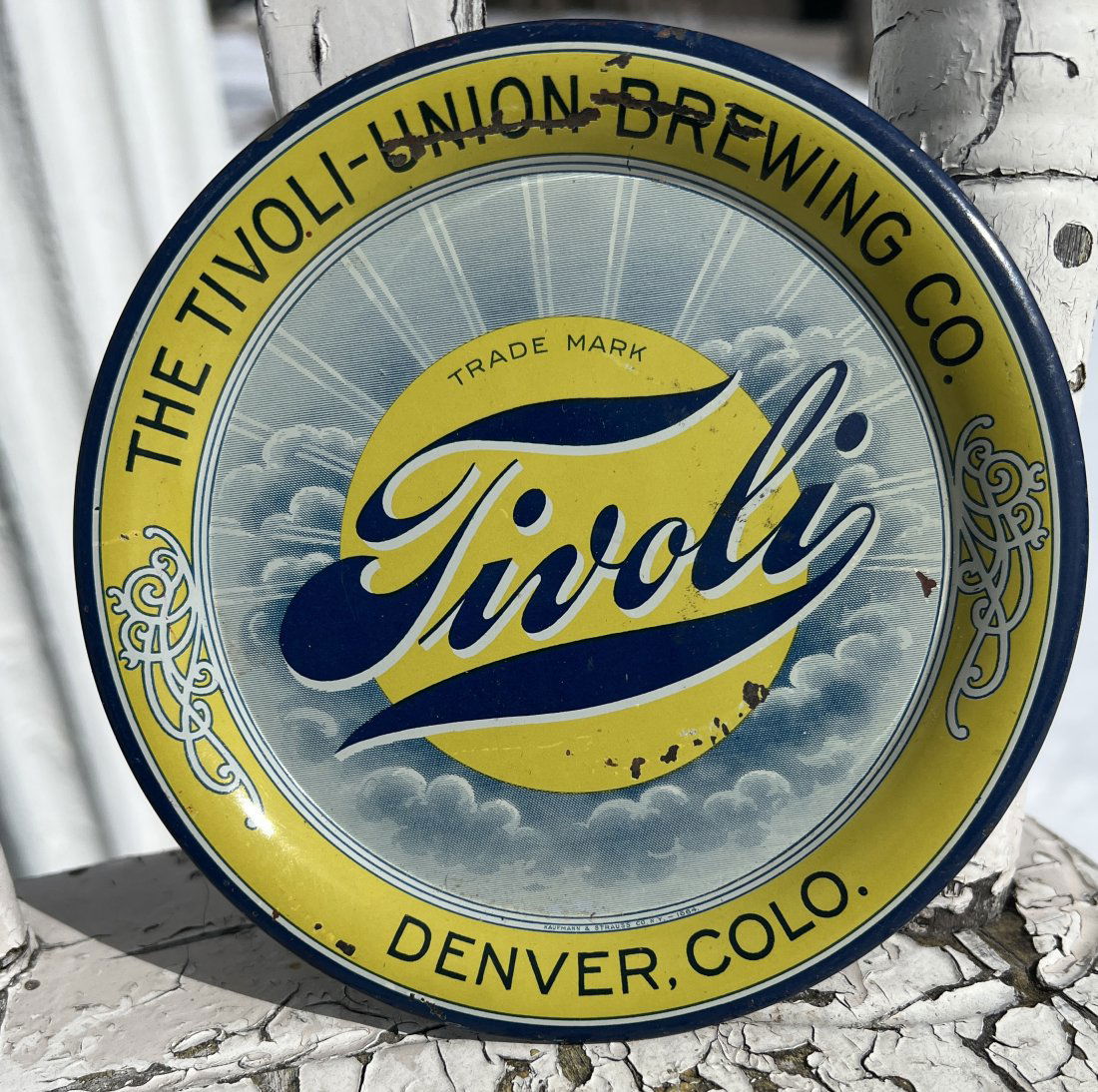 Advertising Tip Tray  - The Tivoli Union Brewing Co. Brewery Beer Denver, Colo. (1 of 9)