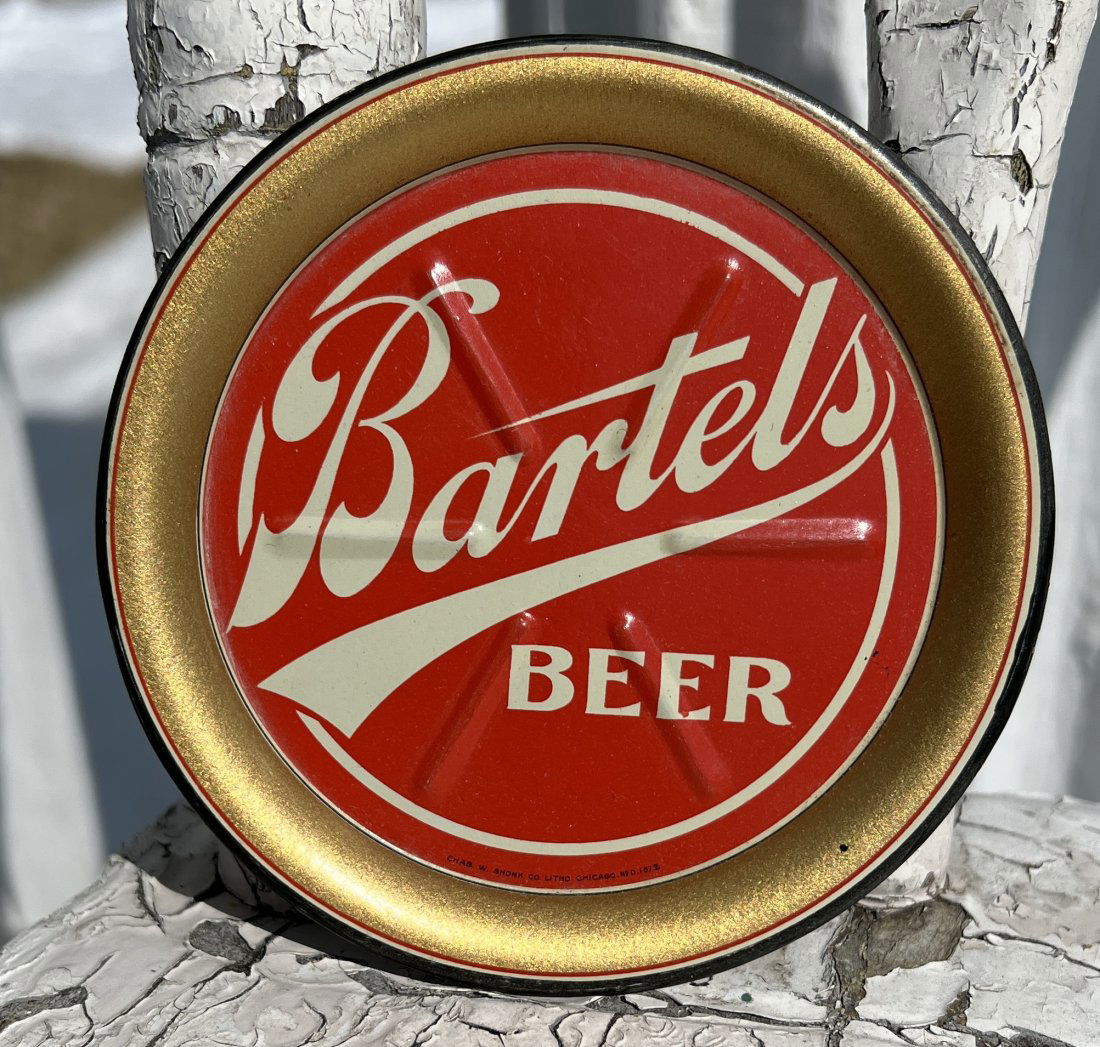 Advertising Beer Tip Tray - Bartels Brewery Brewing Co. (1 of 5)
