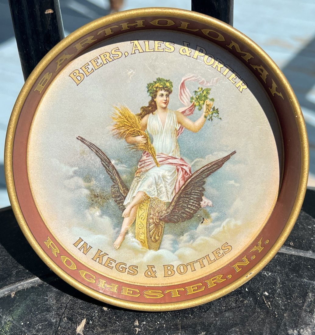 Advertising Beer Tip Tray - Bartholomay Rochester NY Brewing Brewery Beers Ales Porter (1 of 10)