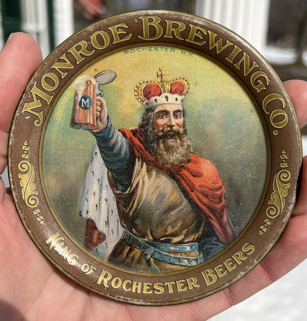 Advertising Beer Tip Tray - Monroe Brewing Co. - Rochester NY - Brewery (1 of 10)
