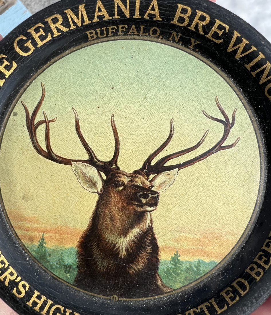 Advertising Beer Tip Tray - C. Hammer's - The Germania Brewing Co - Buffalo NY Brewery (1 of 9)