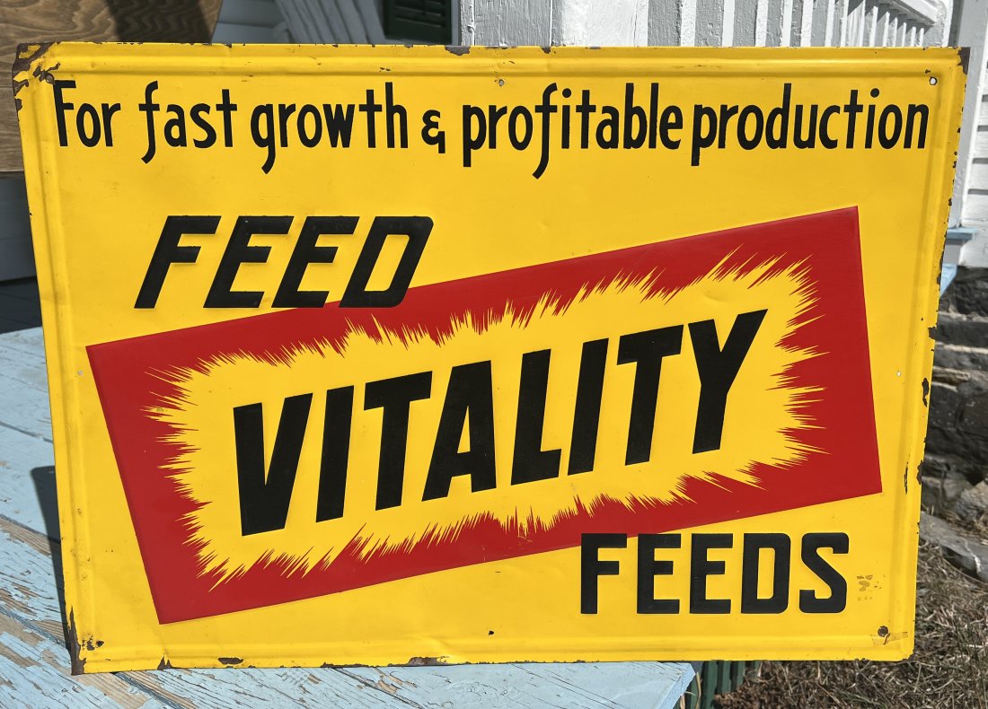 Farm Advertising Sign - Feed Vitality Feeds (1 of 6)