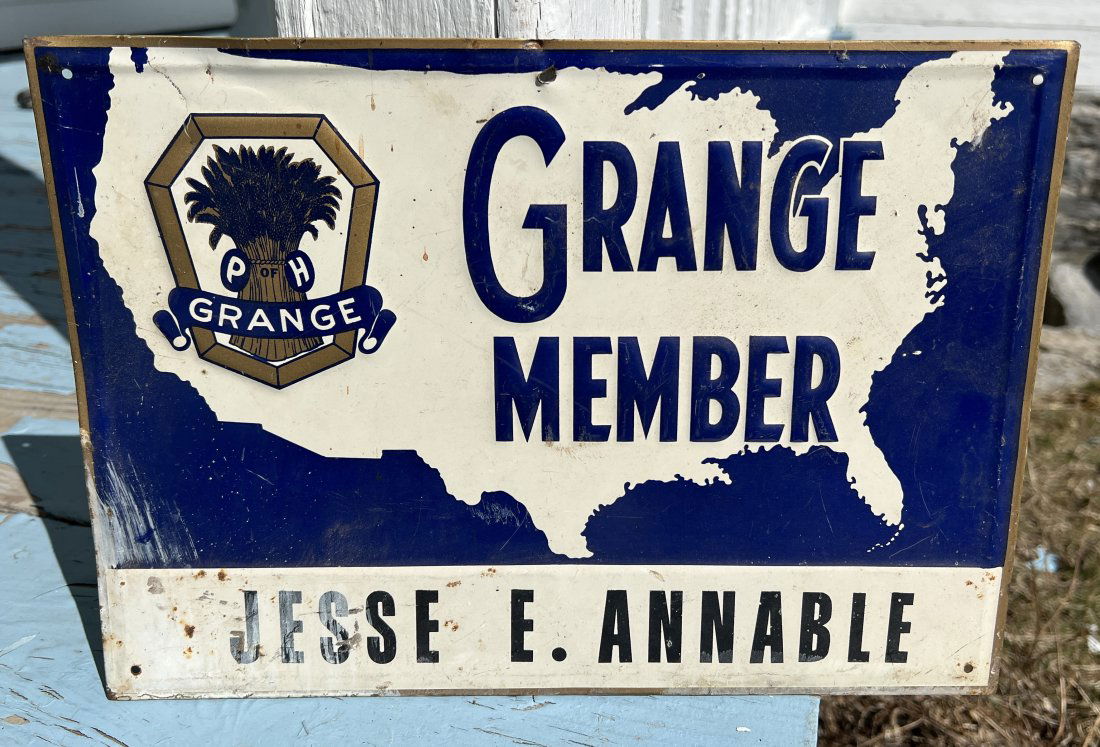 Farm Grange Hall Member Advertising Sign (1 of 6)