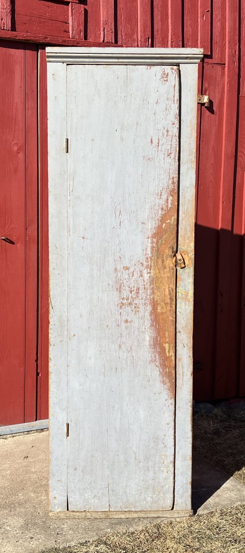 Beautiful Painted Country Pine Antique Chimney Farmhouse Cupboard (1 of 18)