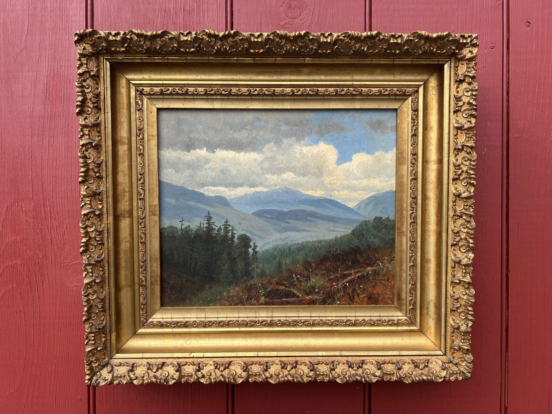 Antique Oil Painting of Mount Washington in Franconia Ridge New Hampshire (1 of 18)