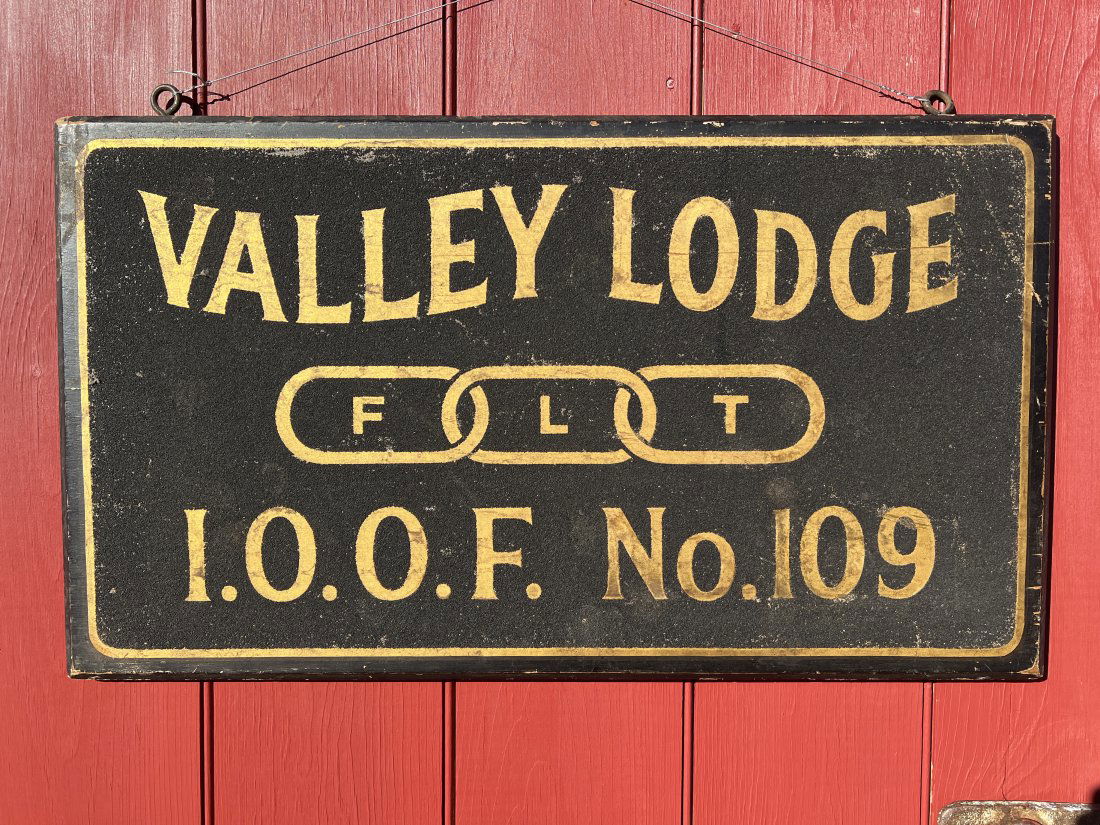 Valley Lodge Odd Fellows Friends Love Truth  Wooden Sign I.O.O.F (1 of 8)
