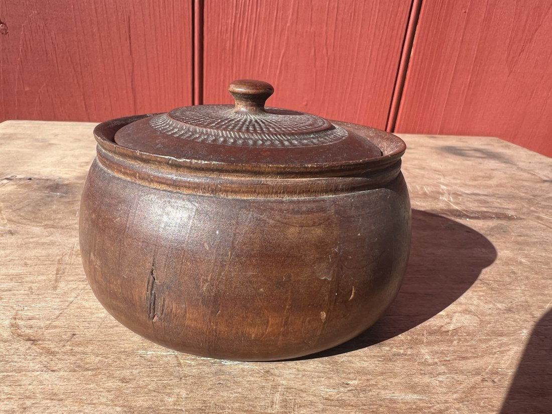 Treenware Country Farmhouse Lidded Jar Vessel (1 of 6)