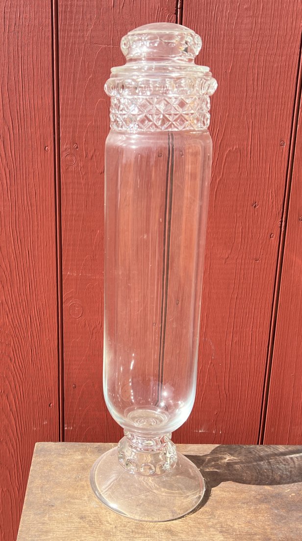 Large Antique Apothecary Pharmacy Country Store Glass Jar (1 of 8)