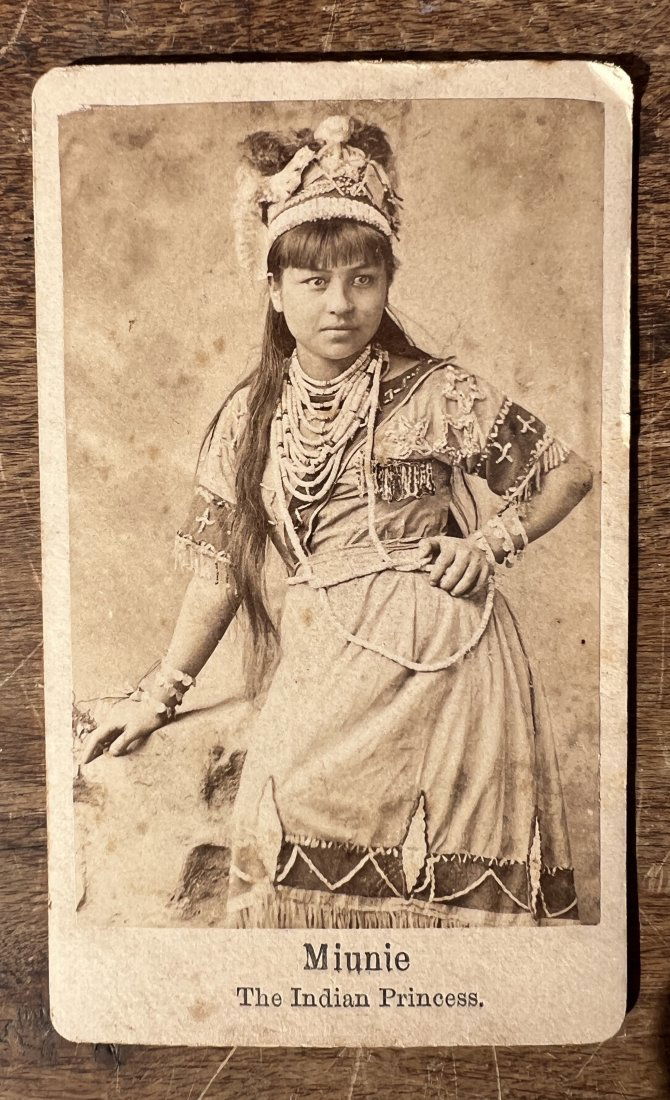 Antique Native American Indian Princess Advetising CDV Photograph for KA-TON-KA (1 of 3)