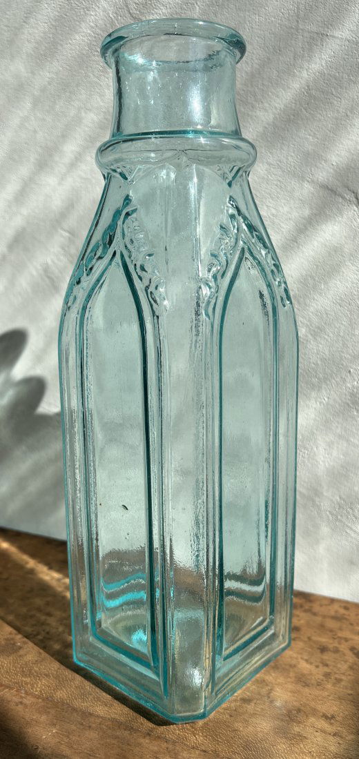 Large Cathedral Pickle Antique Bottle (1 of 7)