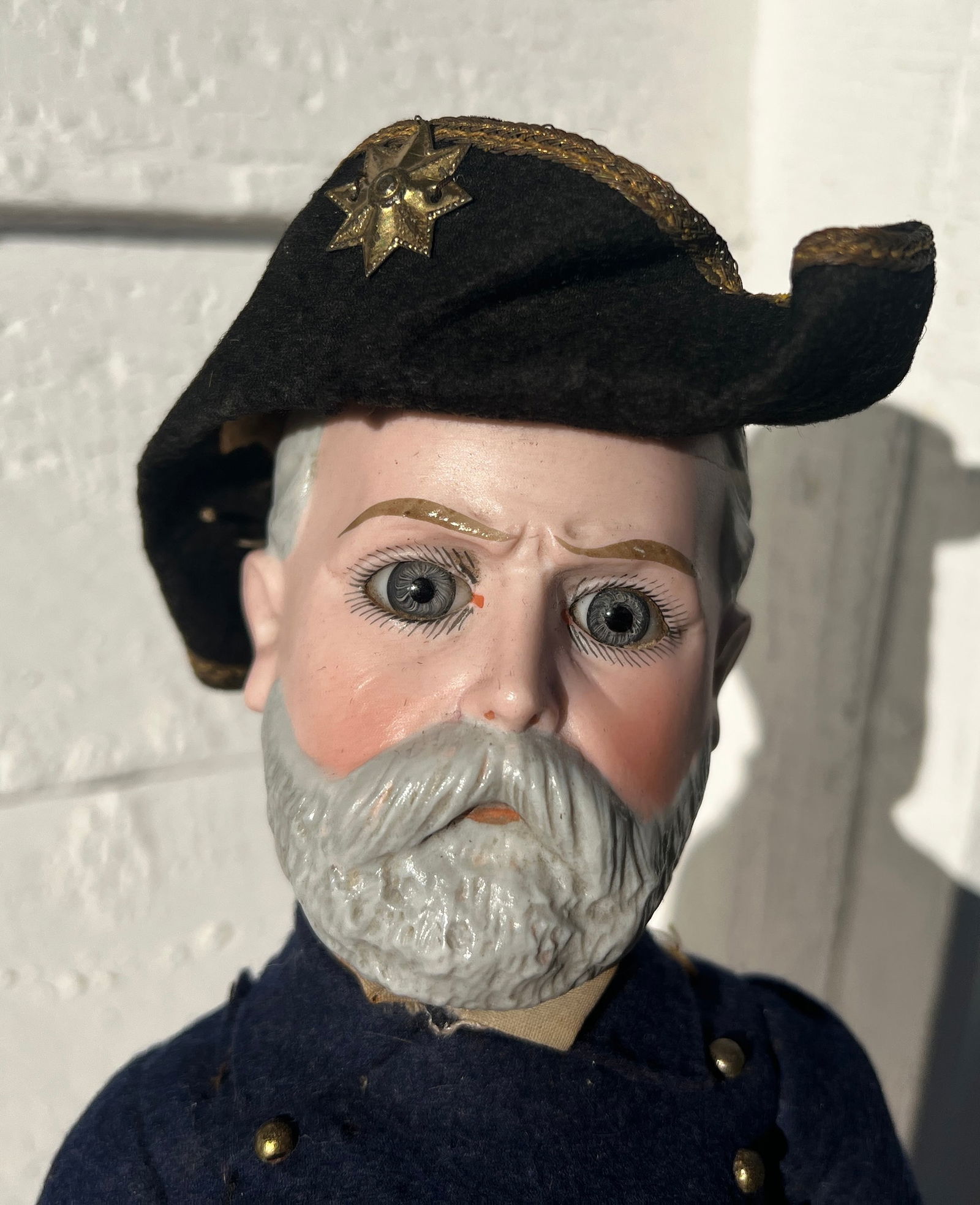 Military Porcelian Doll Toy w/ Sword Signed (1 of 14)