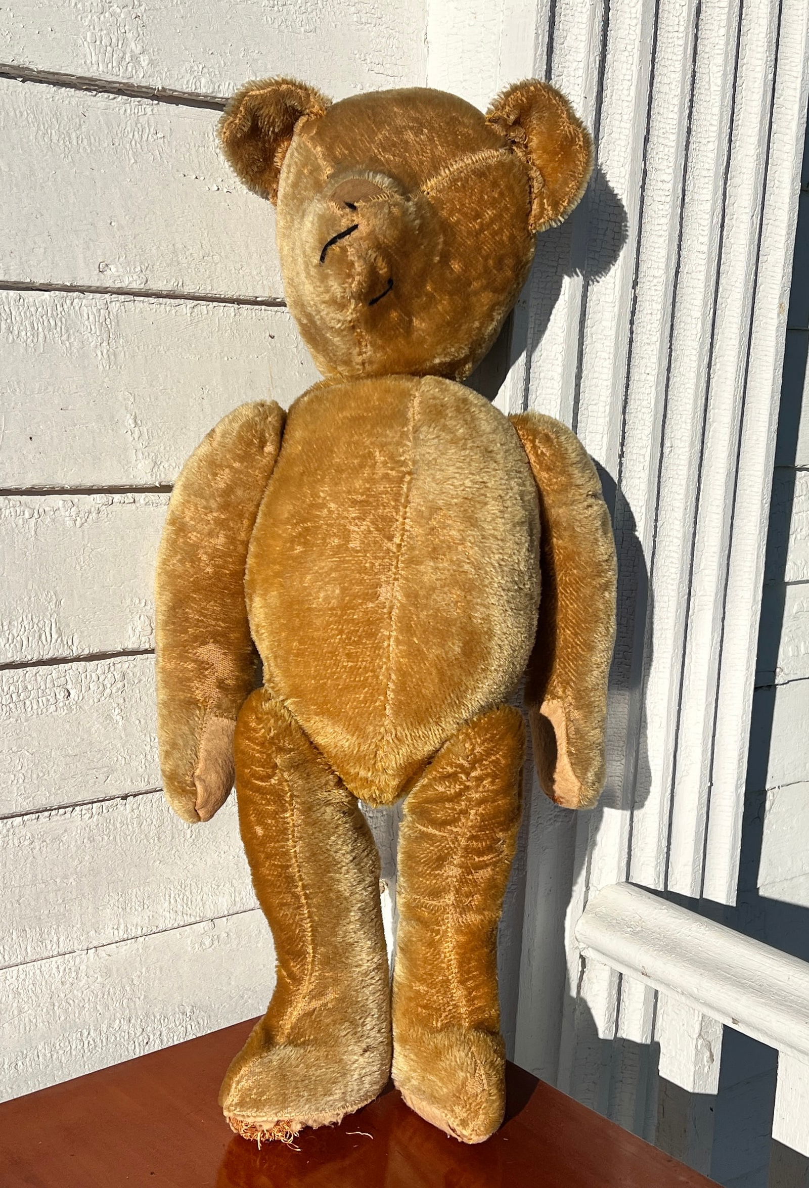 Large Mohair Hump Back Teddy Bear Toy (1 of 11)