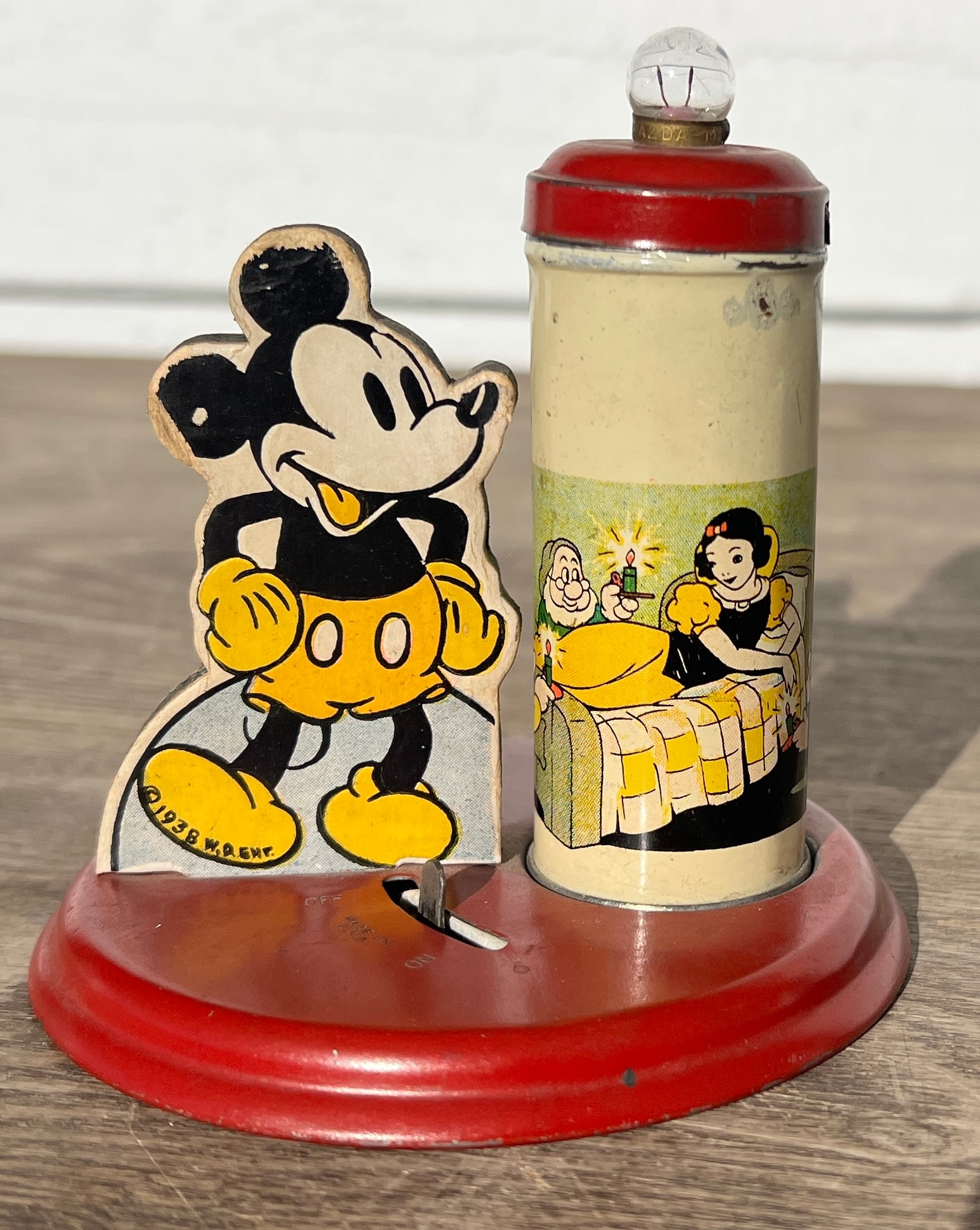 1938 Mickey Mouse Walt Disney Enterprises Nitelight (1 of 6)
