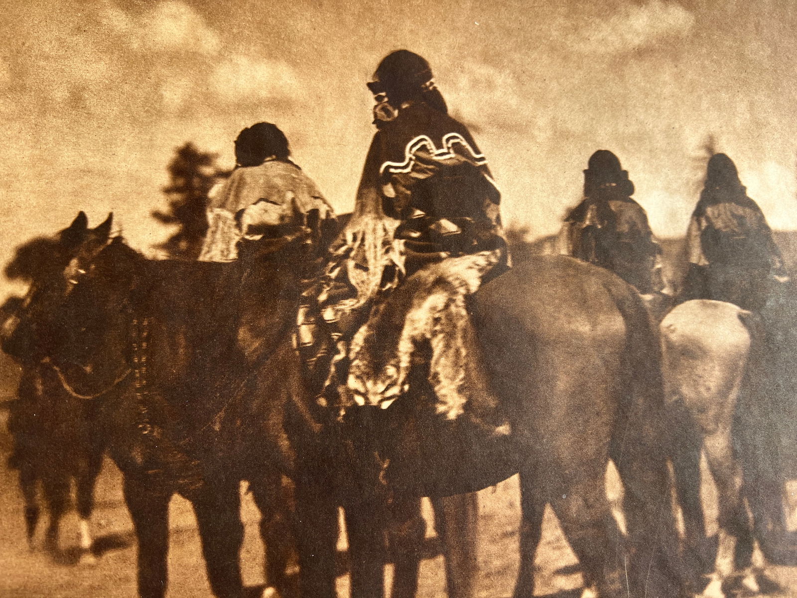 Edward Curtis Original Large Photograph American Indian Jicarilla Women (1 of 9)