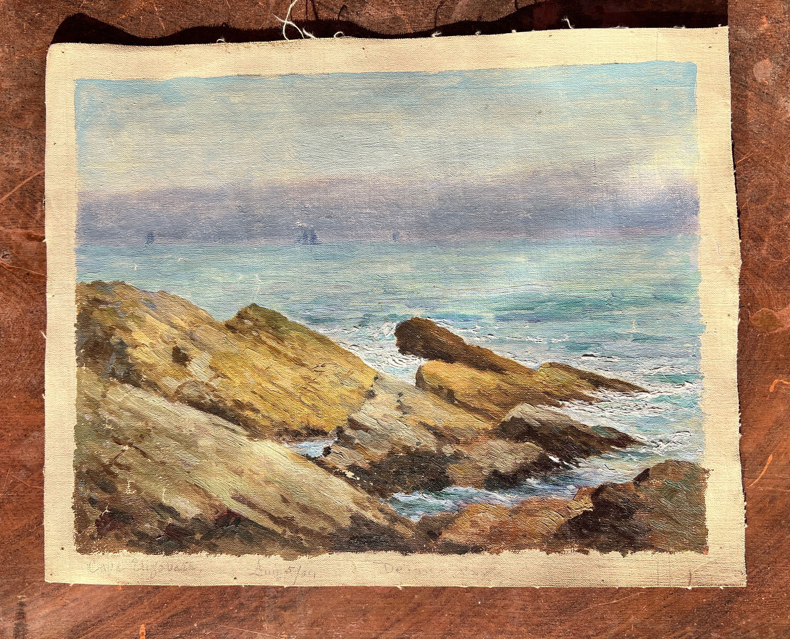 1  Impressionist Oil Painting by George Frederick Morse - Maine (1 of 6)