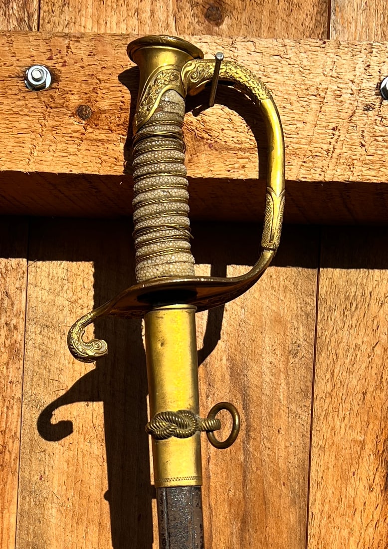 Fancy US Navy Sword Philadelphia Maker Civil War? (1 of 12)