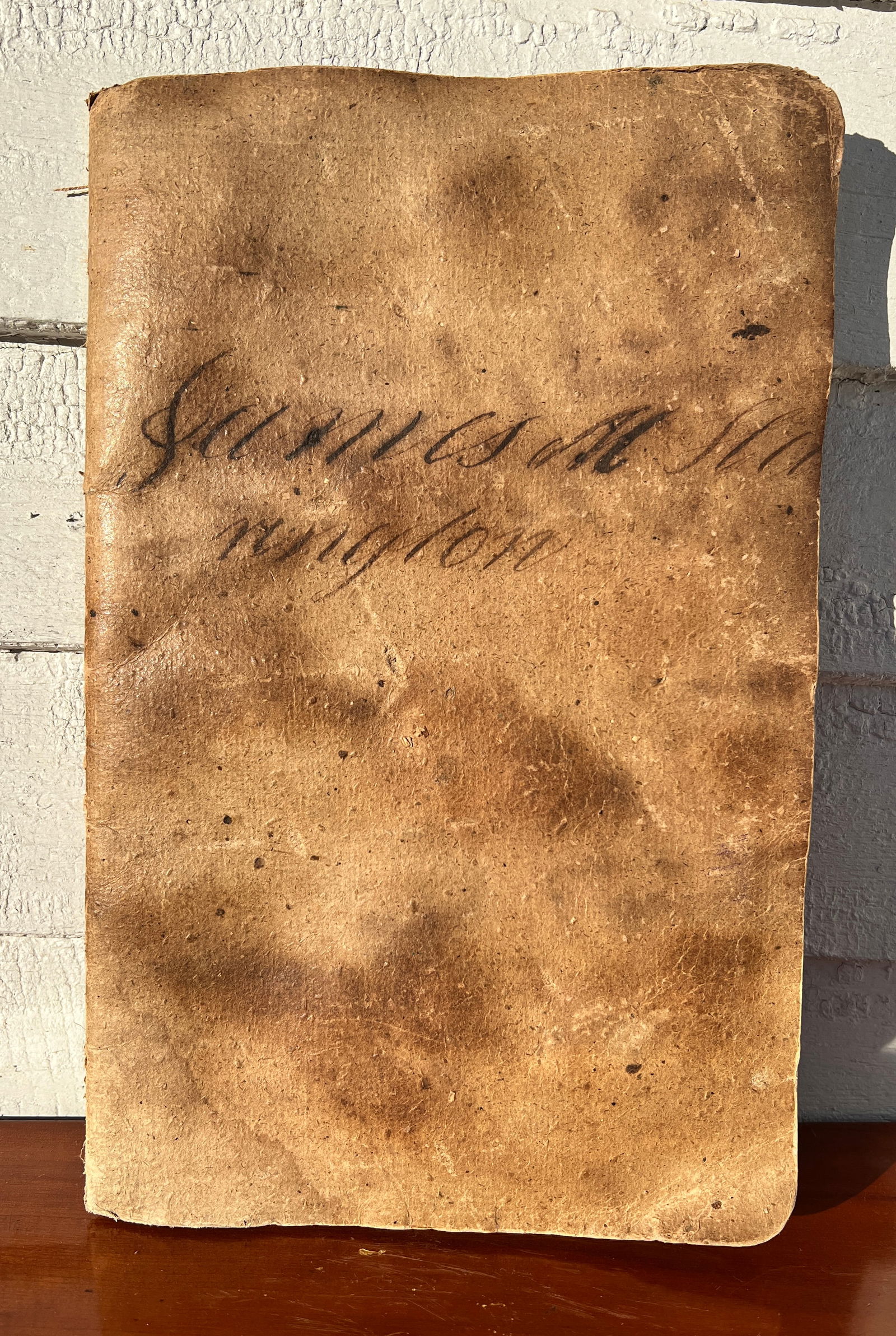 1831 One Room School house Math Arithmetic Measures Book Ledger (1 of 10)