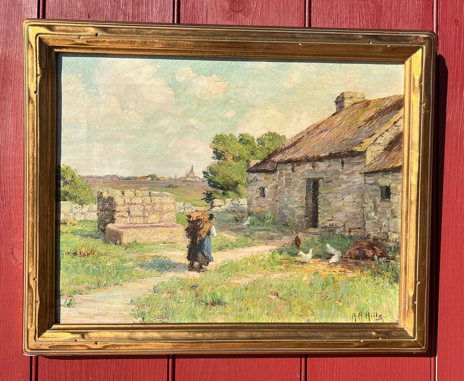 Anna Althea Hills Impressionist Oil Canvas Painting (1 of 13)