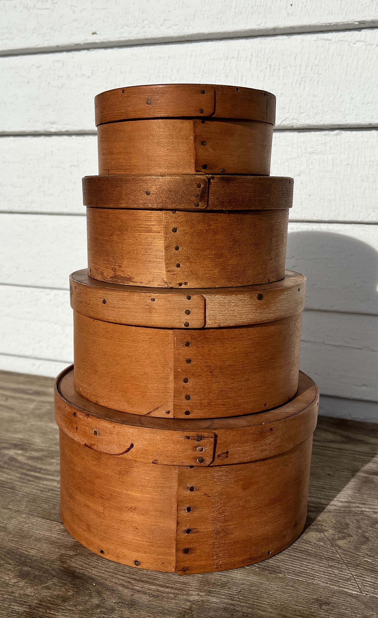 Set of 4 Matching Nesting Country Pantry Boxes (1 of 6)