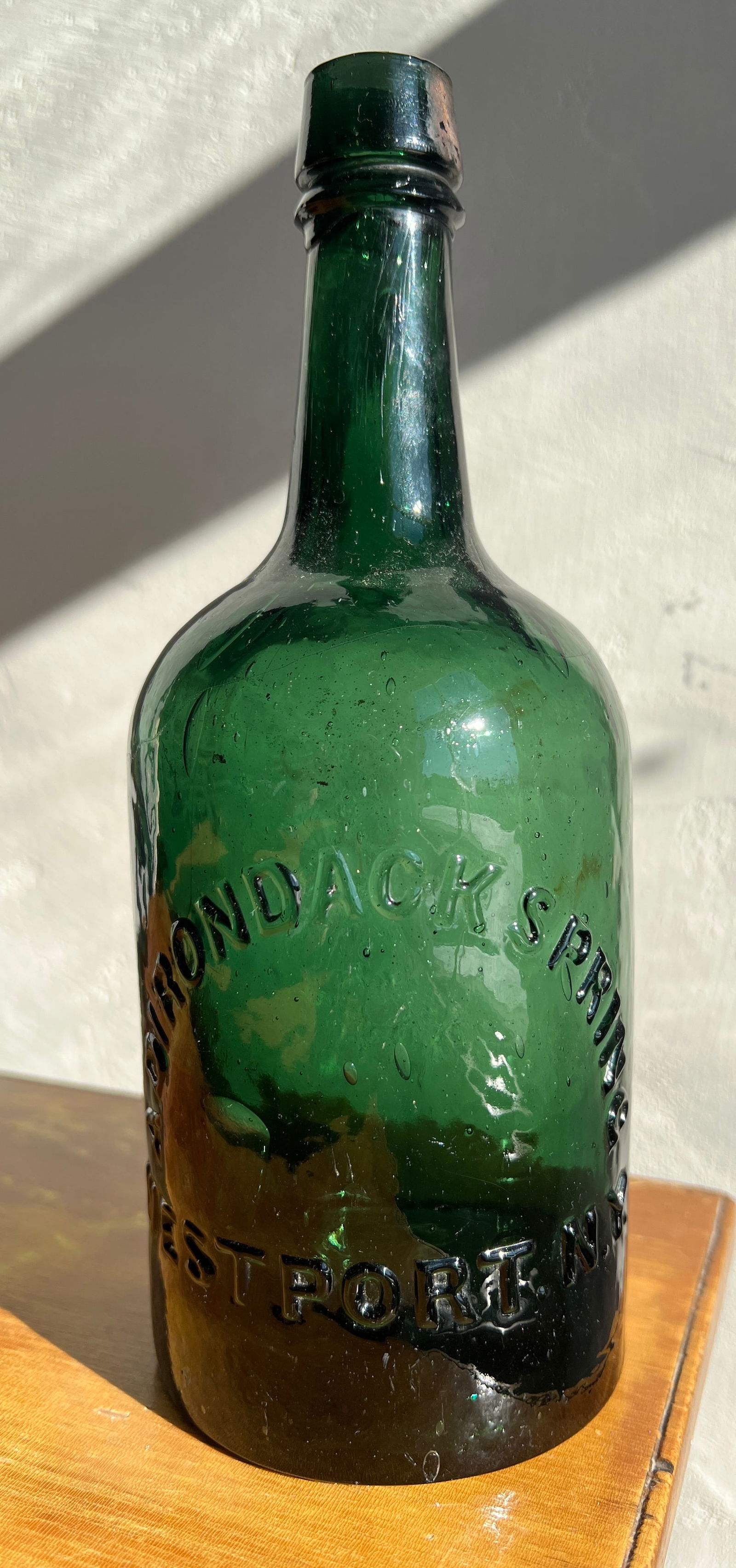 Rare Westport Adirondack Green Saratoga Spring Bottle New York (1 of 16)