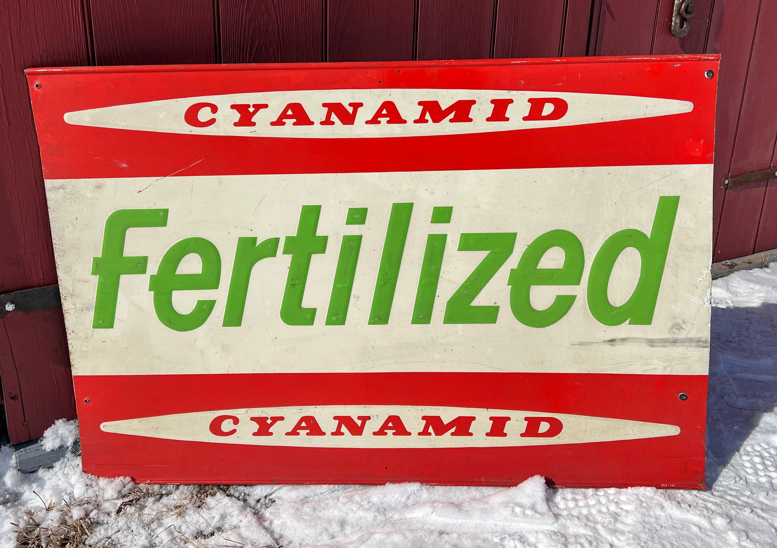 Farm Cyananmid Fertilized Advertising Sign for Barn (1 of 5)