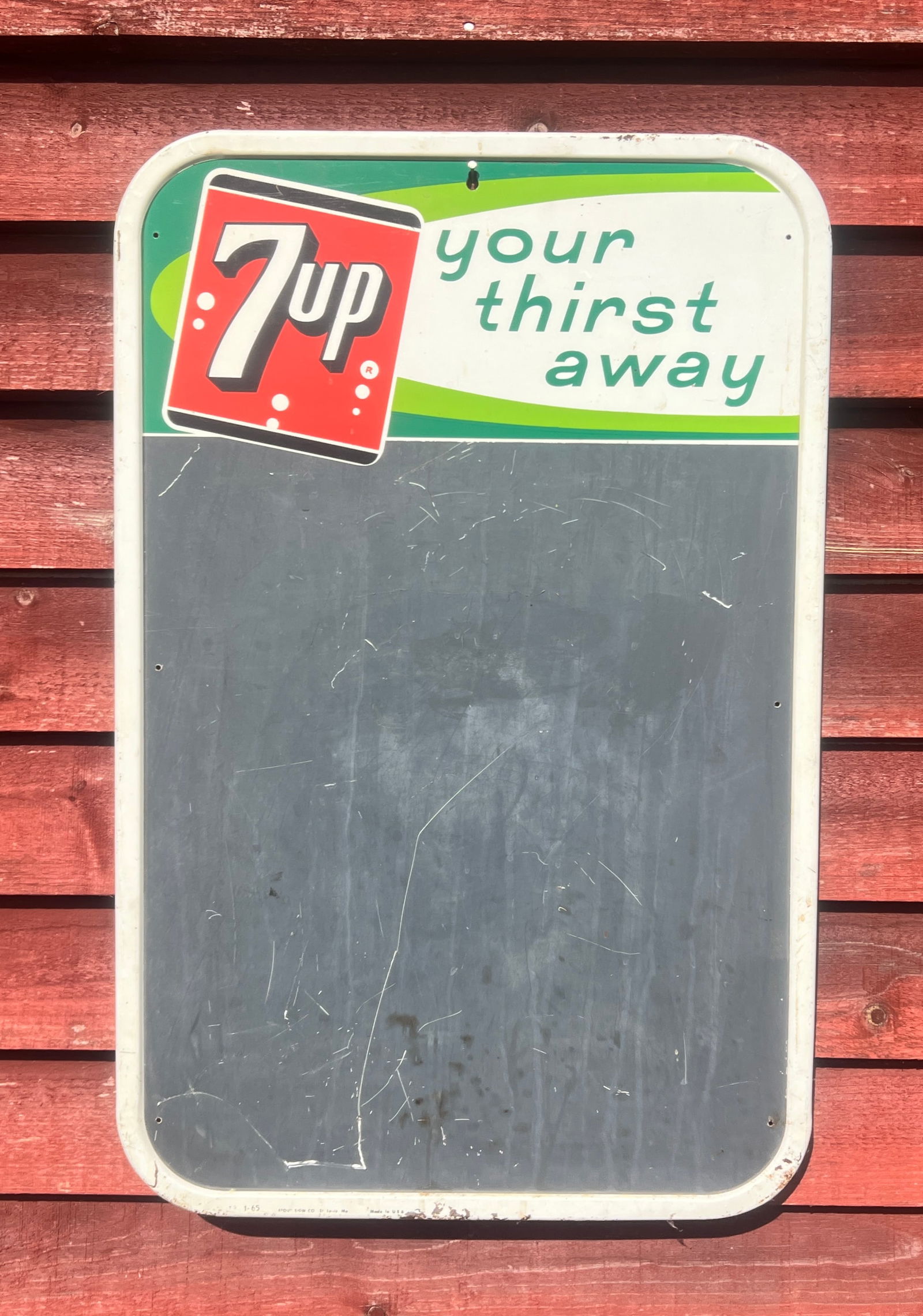 7 Up Advertising Soda Sign Chalkboard (1 of 7)