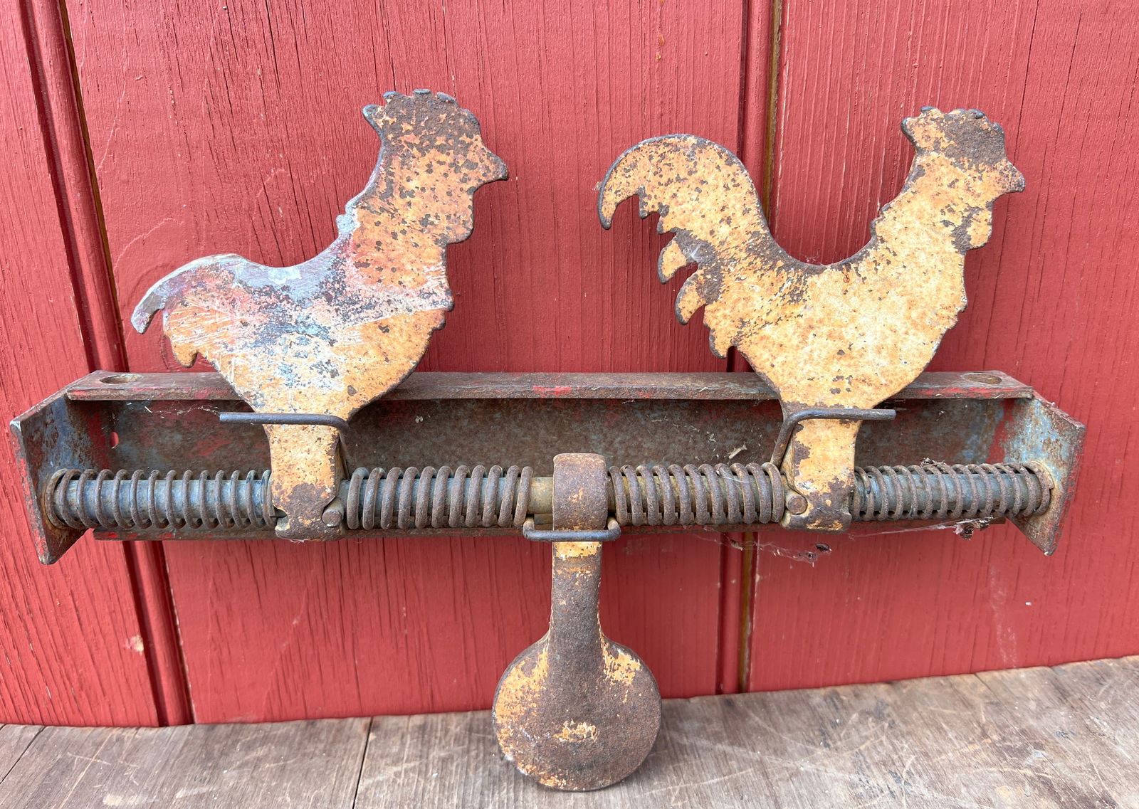 Antique Rooster Chicken Carnival Shooting Game Target (1 of 4)