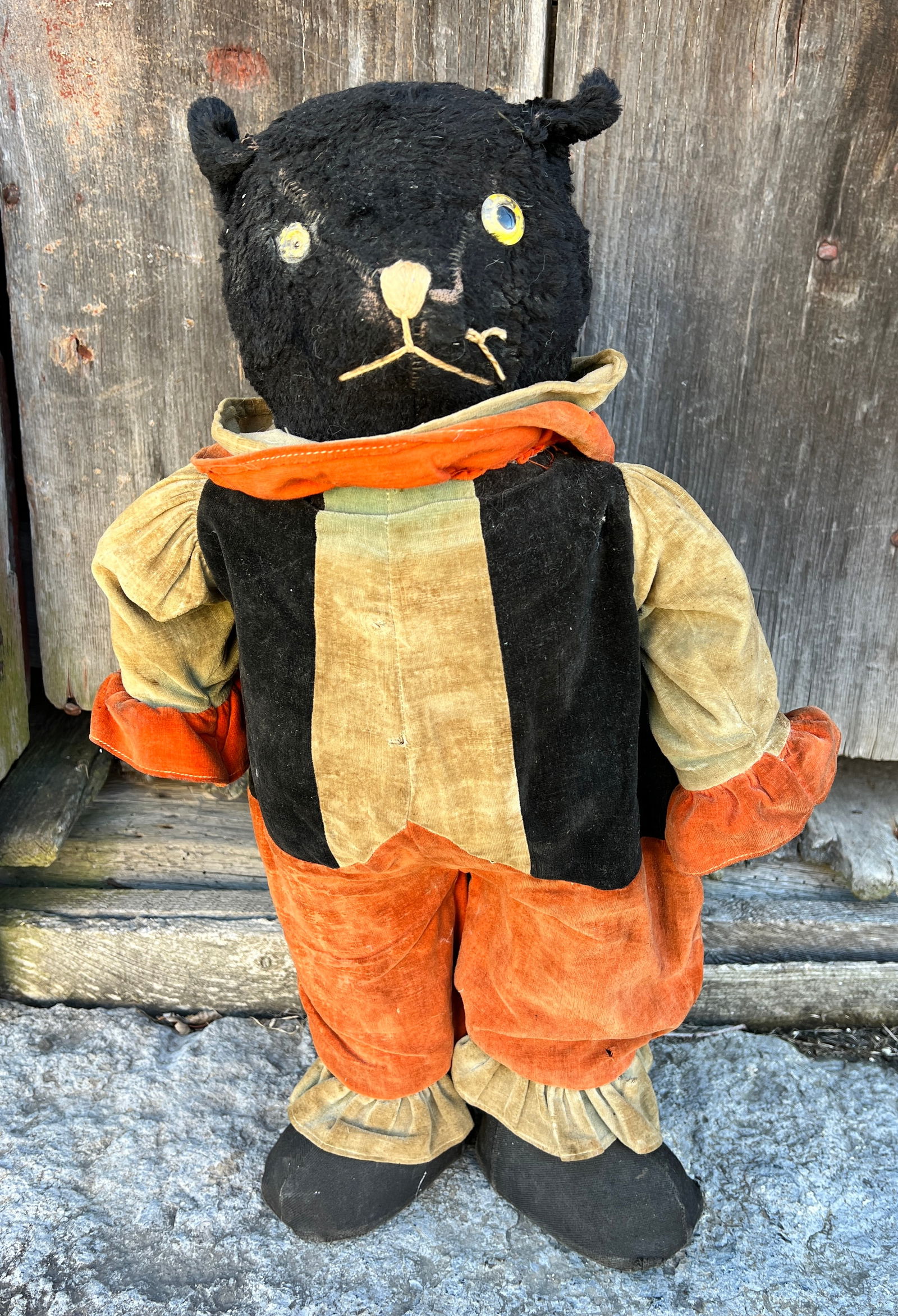 RARE Halloween Black Cat Character Doll w/ Cool Tail (1 of 13)