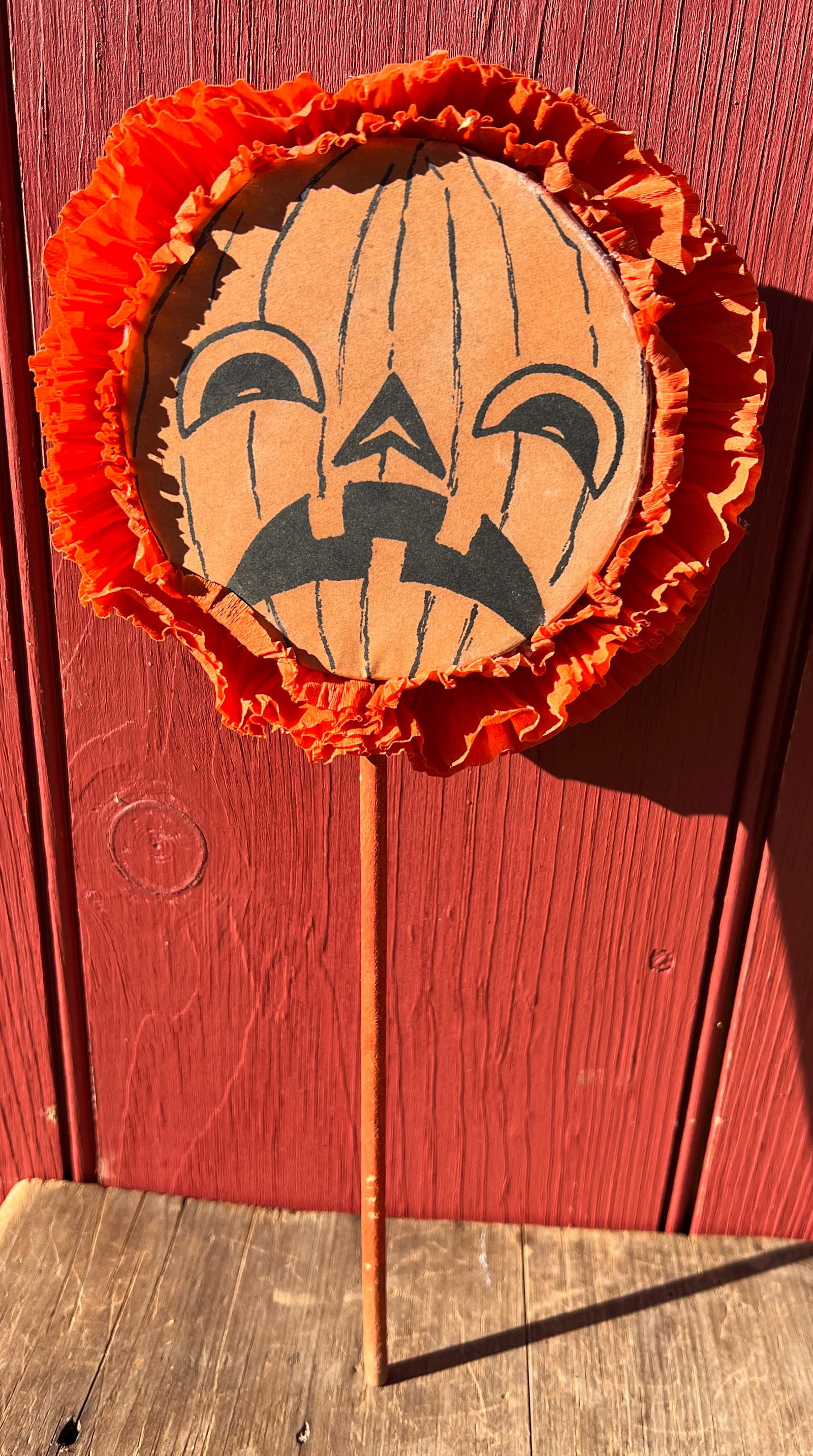 Halloween Jack O Lantern Pumpkin Toy Rattle (1 of 3)
