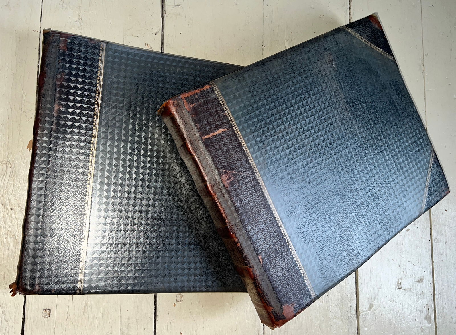 2 Grand Tour European Photograph Album Books 1880s Naples, Pisa, Monaco, Train Wreck (1 of 16)