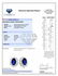 3.05 CTW Certified Diamond & Oval Blue Sapphire Errings - 2