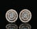 1.2 CTW Certified Diamond 14k Rose Gold Halo Earrings