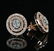1.2 CTW Certified Diamond 14k Rose Gold Halo Earrings - 2