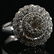 1.41CTW Certified Diamond Double Float Cathedral Ring - 3