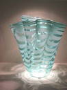 93: Murano glass: Handkerchief vase by Tyra Lundgren