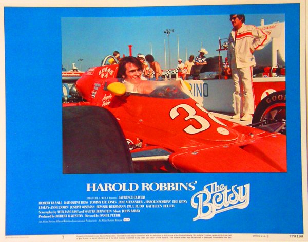 Lobby Cards: The Betsey, Laur. Olivier: Original Movie Poster: The Betsy, complete set of (8) lobby cards, 1978. Allied Artists. Staring Laurence Olivier, Robert Duvall and Tommy Lee Jones, Katharine Ross, and, Jane Alexander. The aging, re