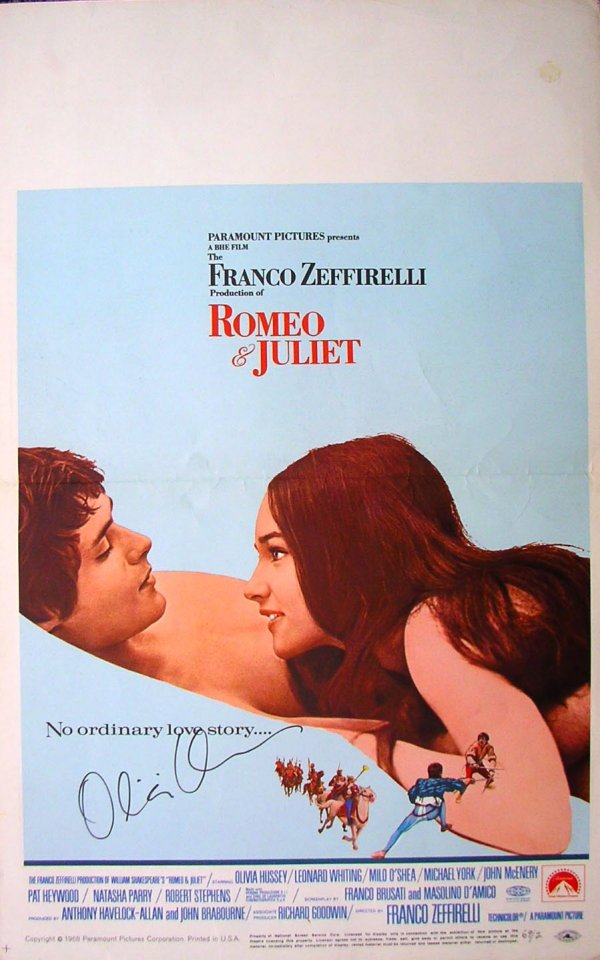 1254 Movie Poster Romeo and Juliet, 1968