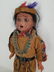 Bisque Head Indian Doll, Orig Clothes - 3