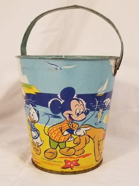 Mickey Mouse sand pail - Chein - Walt Disney Prod (1 of 6)