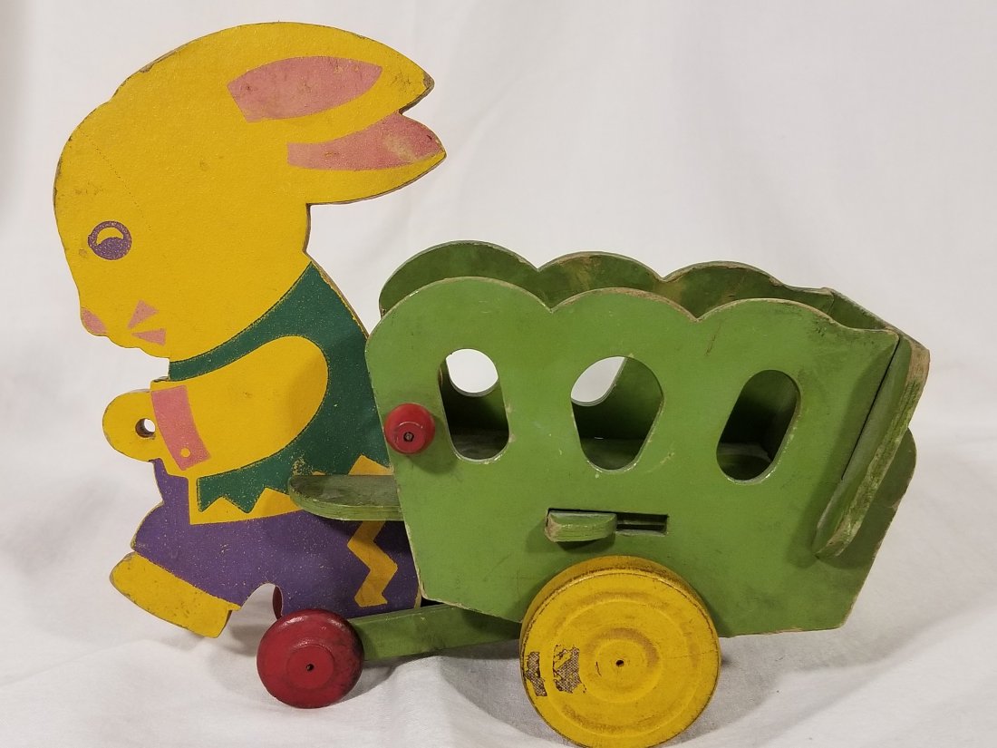 Easter Rabbit pulling a cart (1 of 7)
