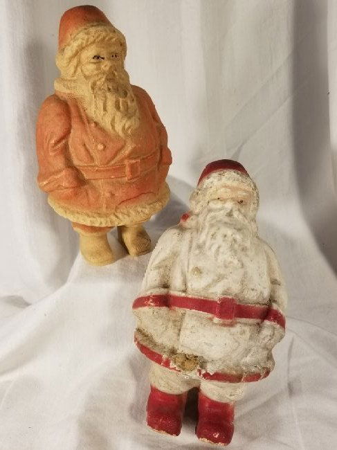 2 Paper Mache Santa´s (1 of 4)
