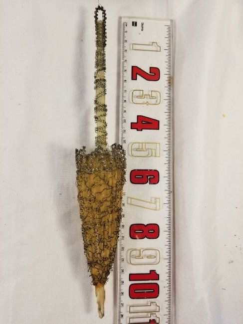 Large Wire Wrap Parasol Feather Tree Orn (1 of 3)