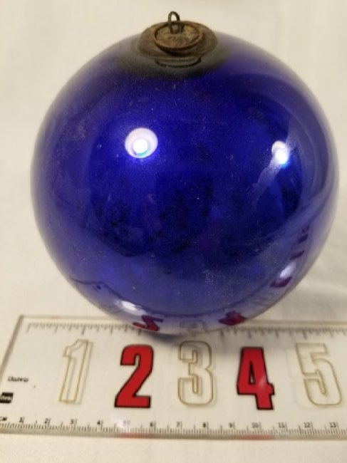 Large Cobalt Blue Kugel (1 of 2)